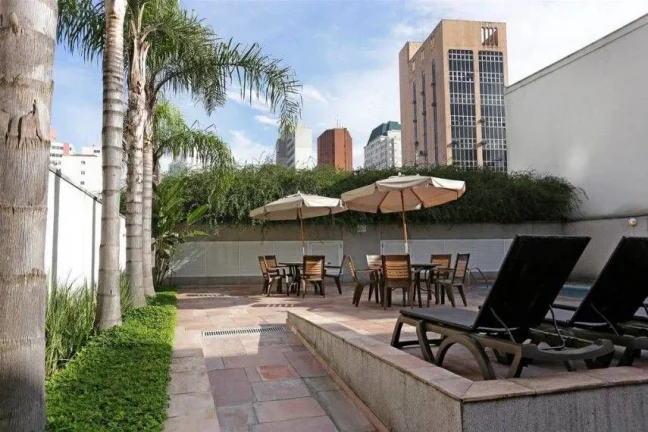 Imagem Flat disponível para venda no Astron Riema Paulista Classic Flat na Consolação, com 28m², 1 dormitório e 1 vaga de garagem