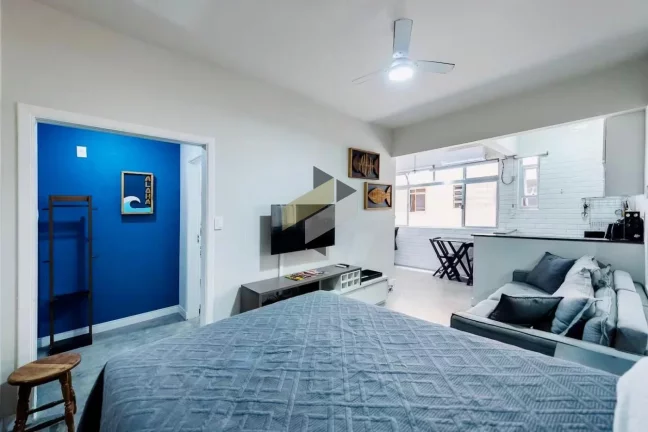 Imagem Studio para Venda em Santos, Boqueirão, 1 banheiro, 1 vaga