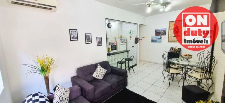 Imagem Apartamento à venda, 55 m² por R$ 530.000 - Boqueirão - Santos/SP