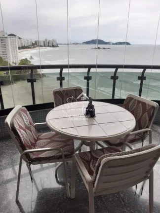 Imagem Venda ou Locação de Apartamento de Luxo na Vila Luis Antônio, Guarujá-SP: 4 Quartos, 4 Suítes, 213m² de Área!