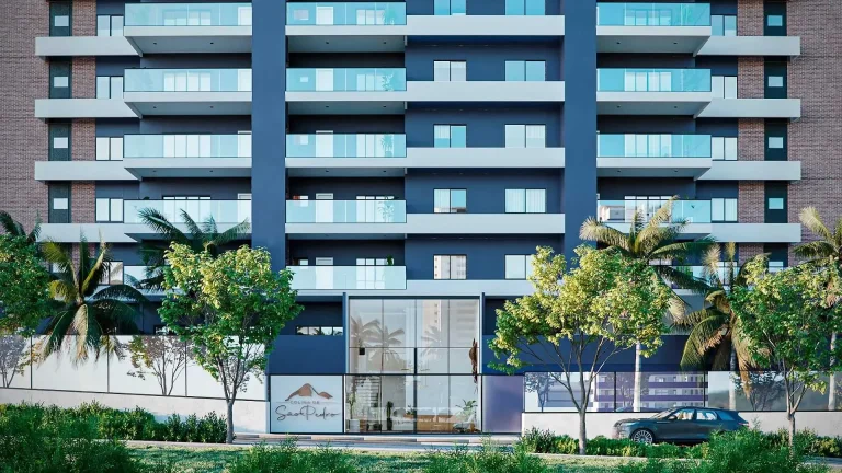 Imagem Apartamento na planta com 2 dormitórios sendo 1 suíte e 1 vaga de garagem - Barreiros em São José/SC