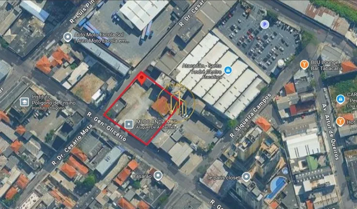Imagem Terreno para Venda em Santo André, Centro