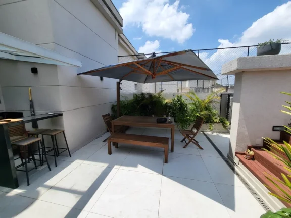 Imagem Cobertura no Alto da Boa Vista, com 234 M², 3 quartos sendo uma suíte master, 5 banheiros, 3 vagas, área de serviço, ar condicionado, churrasqueira.