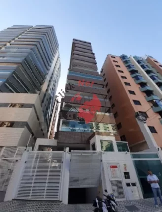 Imagem Apartamento á 100m2 da Praia ,2 dorm, 1 suíte, varanda vista para o mar ,1 vagas, 75 m2,bairro Guilhermina,Praia grande