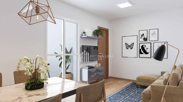 Imagem Apartamento em condomínio fechado (em construção), 2 dormitórios à venda por R$ 212.990,00 - Condomínio TERRAZZO CARNAÚBA - Uruguai - Teresina/PI