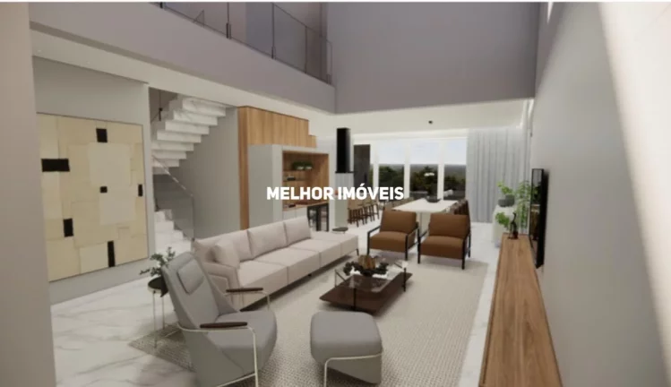 Imagem Casa Alto Padrão em Condominio Fechado com 04 suítes em Balneário Camboriú
