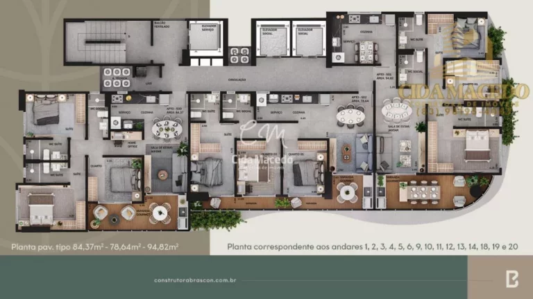 Imagem Apartamento para Venda em João Pessoa, Jardim Oceania, 4 dormitórios, 2 suítes, 4 banheiros, 2 vagas