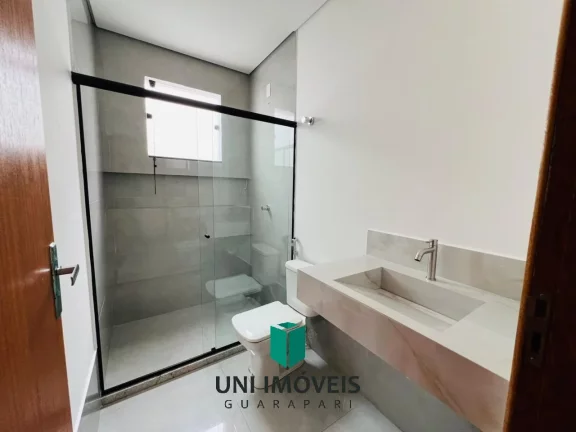 Imagem Casa nova com fino acabamento , 3 quartos/1 suíte, 2 vagas, aceita Financiamento bancário