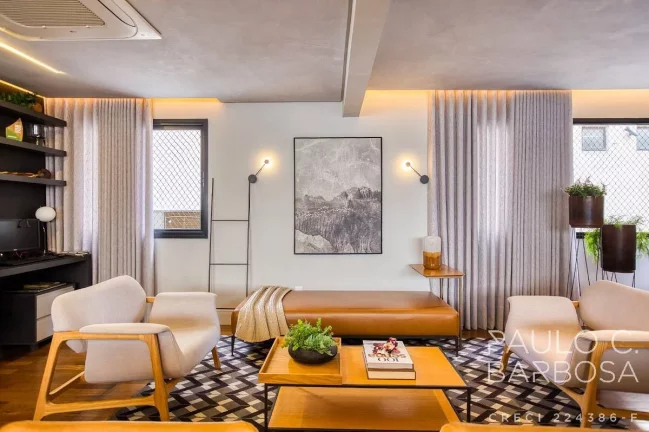 Imagem Santa Cecília Venda - 2 Suítes - 2 Vagas - 102m² - Mobiliado