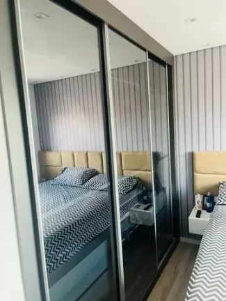 Imagem Apartamento 70M², 3Q, 1 Suíte, 2 Banheiros, 1 Vaga, Varanda Gourmet com Churrasqueira Elétrica, Academia, Piscina, Salão de Festas.