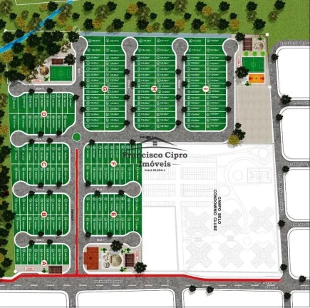 Imagem Terreno à venda no bairro São Dimas - Condomínio Residencial Vila Nova - Guaratinguetá/SP