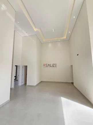 Imagem Casa térrea moderna com escritório e 3 suítes à venda, 195 m² por R$ 1.640.000 - Condomínio Fechado - Indaiatuba/SP