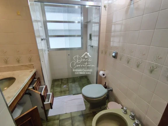 Imagem Apartamento frente mar total Pitangueiras, Guarujá-SP: 3 quartos, 2 suítes, 2 salas, 4 banheiros, 1 vaga de garagem, 170m².