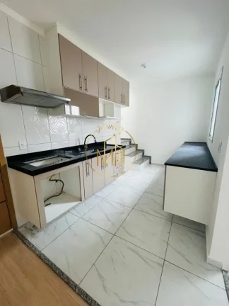 Imagem Cobertura para Venda em Santo André, Vila Scarpelli, 2 dormitórios, 1 suíte, 2 banheir