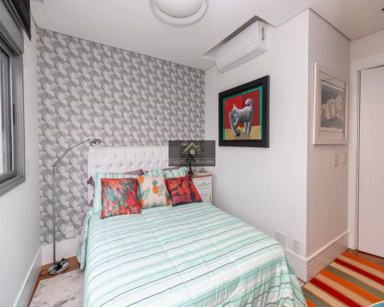 Imagem BROOKLIN APARTAMENTO ALTO PADRÃO TORRE ÚNICA 181,00 M 3 DORMITÓRIOS SENDO 2 SUÍTES SALA AMPLA VARANDA ENVIDRAÇADA 3 VAGAS SOFISTICAÇÃO E BOM GOSTO