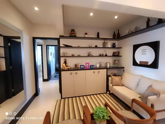 Imagem Apartamento com 3 dormitórios à venda, 120 m² por R$ 1.390.000,00 - Boqueirão - Santos/SP