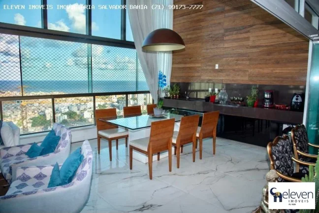 Imagem Apartamento para Venda em Salvador, Horto, 4 dormitórios, 4 suítes, 6 banheiros, 4 vagas