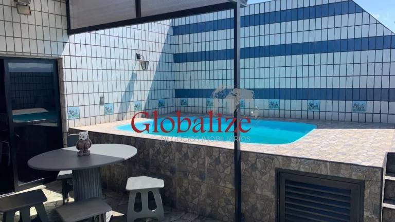 Imagem Cobertura Duplex com Piscina e Churrasqueira à venda no bairro da Aparecida em Santos por R$ 905 mil