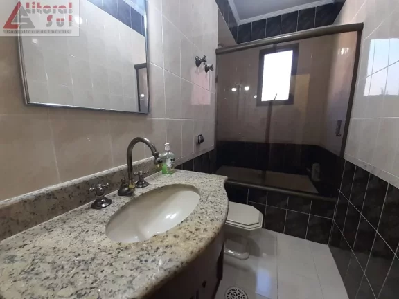 Imagem Cobertura Duplex na Guilhermina, Praia Grande-SP: 4 quartos, 2 suítes, 2 salas, 3 banheiros, 2 vagas, 258m². Aproveite!