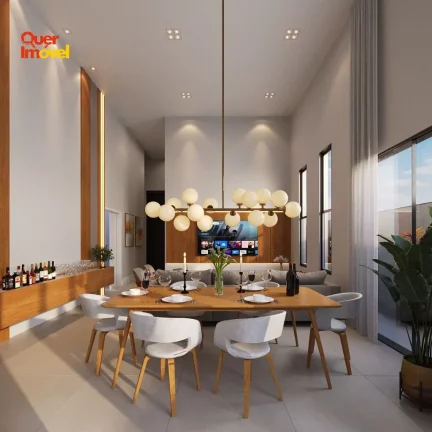 Imagem Casa de luxo em condomínio à venda em Ribeirão Preto-SP, Loteamento Terras de Florença - 3 quartos, 3 suítes, 2 salas, 5 banheiros, 203m².