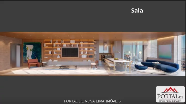 Imagem Apartamentos de Luxo no Gutierrez: 182m² e 188m², 4 Quartos, Área de Lazer Completa e 4 Vagas de Garagem