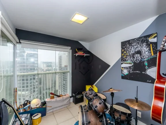 Imagem Apartamento chacara klabin sala com pé-direito duplo