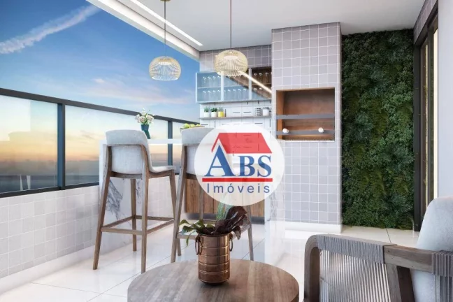 Imagem Apartamento com 2 dormitórios à venda, 69 m² por R$ 349.000,00 - Maracanã - Praia Grande/SP