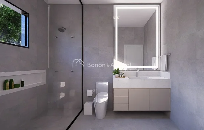 Imagem Casa térrea nova à venda com 3 quartos sendo 3 suítes, todas com armários planejados, ar condici...