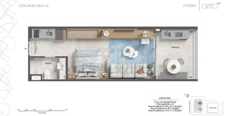 Imagem Copacabana – Rua Francisco Otaviano | Residencial › Apartamento 1 quarto(s) à Venda