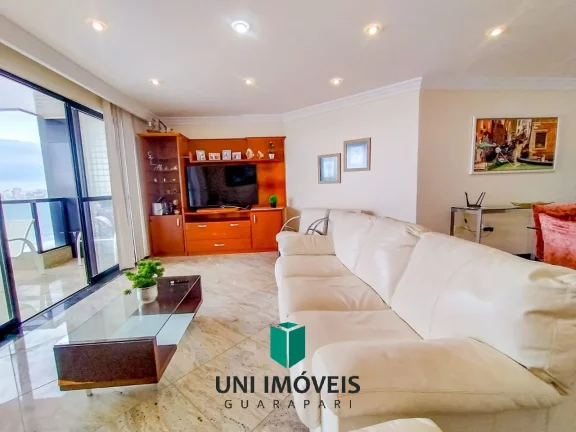 Imagem Apartamento à beira-mar em Guarapari, 4 quartos, 2 suítes, varanda ampla e 144m² de conforto