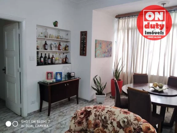 Imagem Apartamento com 3 dormitórios à venda, 130 m² por R$ 690.000,00 - Boqueirão - Santos/SP