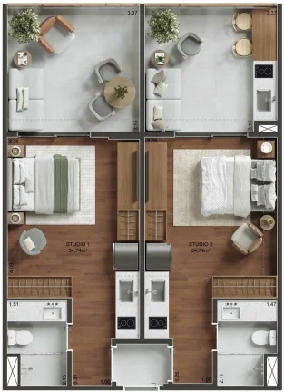 Imagem APARTAMENTO RESIDENCIAL em Rio de Janeiro - RJ, Botafogo