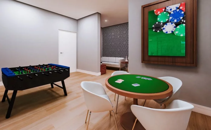 Imagem Apartamento de luxo no Jardim Santo André: 3 quartos, 3 suítes, 4 banheiros, 3 vagas de garagem e 133m² de área no Residencial Piemonte.