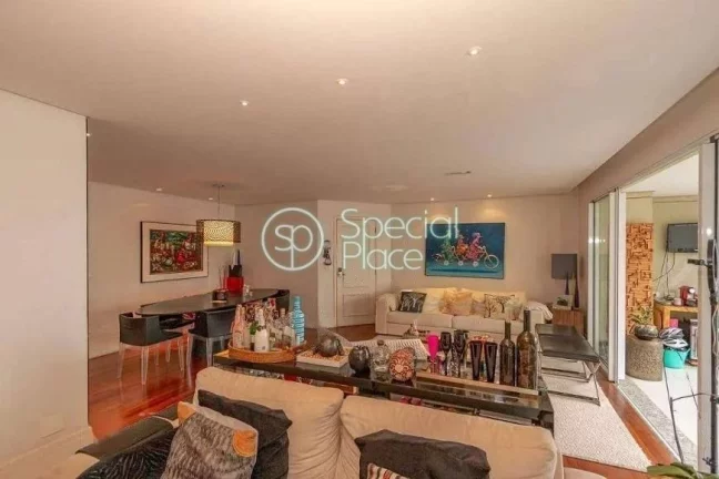 Imagem Excelente apartamento com 160m² no Brooklin!! Living amplo com varanda envidraçada, home theater, ...