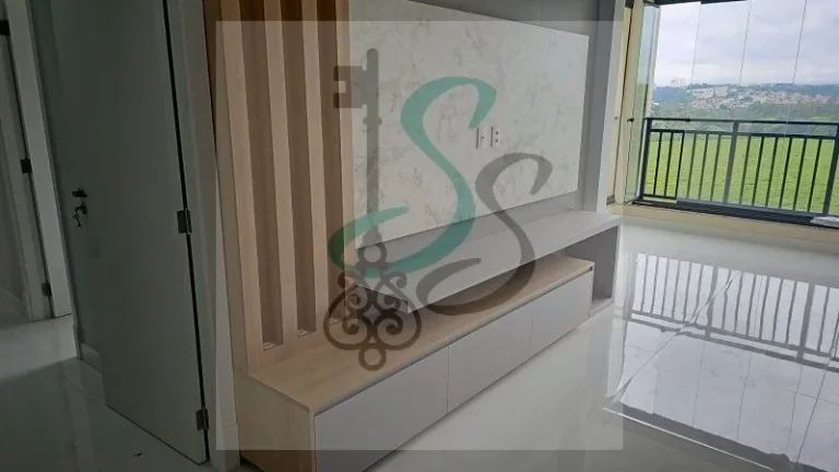 Imagem Venda de Apartamento no Swiss Park, Campinas Lindo apartamento com 3 dormitórios sendo 1 suíte, sala com cozinha integrada, área privativa frontal e