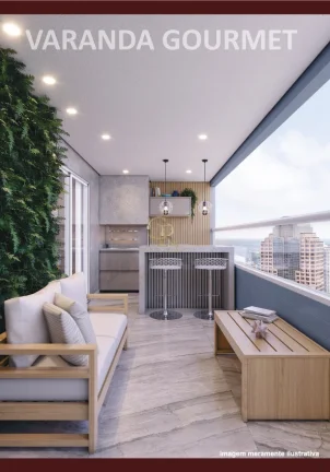 Imagem Apartamento à venda em Praia Grande-SP, bairro Mirim: 2 quartos, 1 suíte, 2 salas, 2 banheiros, 2 vagas, 77m². Venha conferir!