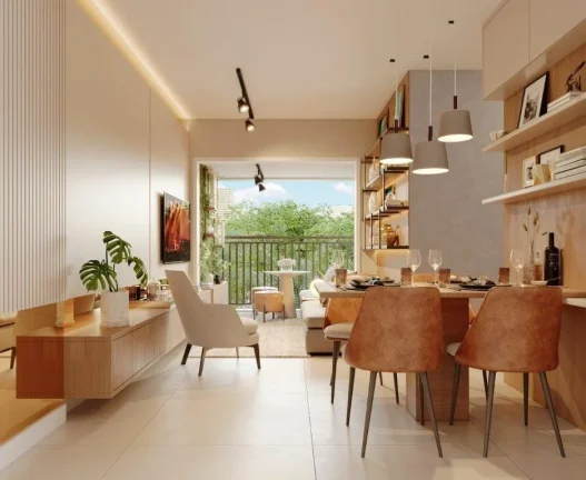 Imagem Apartamentos bem planejados e com infraestrutura completa para o bem-estar da sua família. Tudo iss...