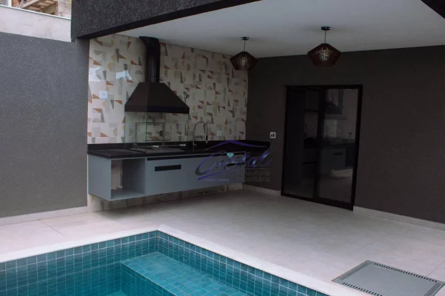 Imagem Casa com 3 dormitórios à venda, 153 m² por R$ 1.170.000 - Alphaville - Santana de Parnaíba/SP