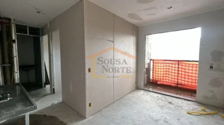 Imagem Apartamento 35m², 2 dormitórios, sem vaga. Repasse de unidade em construção, com entrega previst...