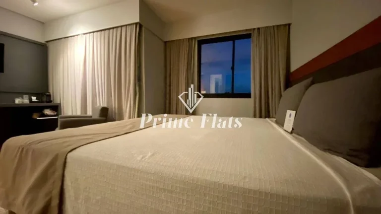 Imagem Flat disponível para venda no Hotel Slaviero Essential Moema, com 26m², 1 dormitório e 1 vaga