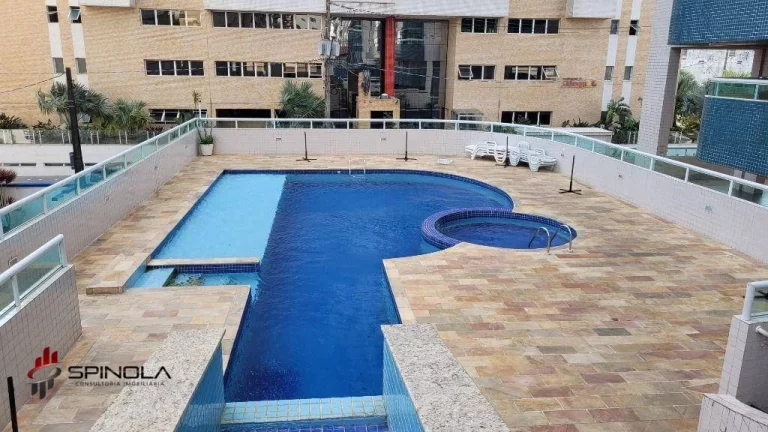 Imagem Apartamento com 1 dormitório à venda, 45 m² por R$ 325.000,00 - Ocian - Praia Grande/SP