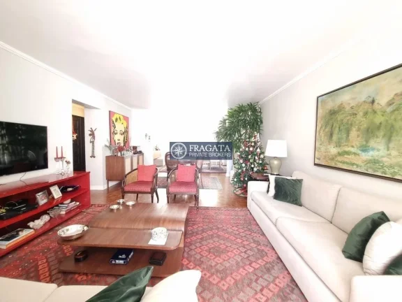 Imagem Apartamento Jardim Paulista Reformado - 230M², 3 Dorms, 1 Suíte, 2 Vagas Determinadas, Varanda, Armários Embutidos, Despensa, Split.
