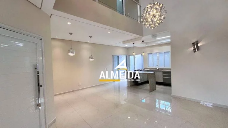 Imagem Casa com 3 dormitórios à venda, 202 m² por R$ 1.100.000,00 - Condomínio Residencial Villagio do Conde - Rio Claro/SP