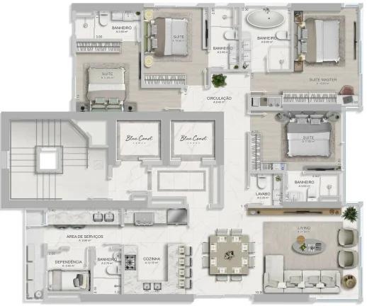 Imagem Apartamento 5 Dormitórios para venda em Balneário Camboriú - SC