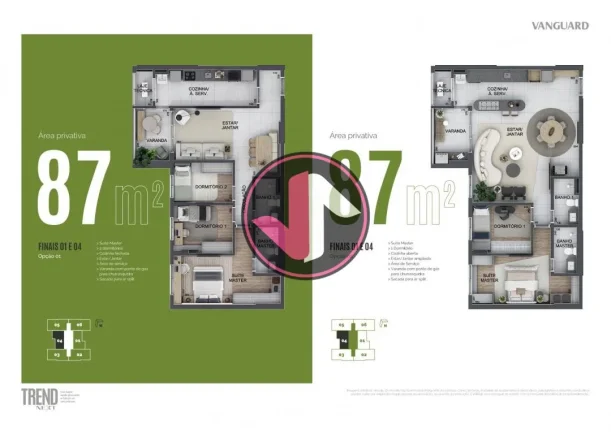 Imagem Apartamento à Venda  Lançamento Trend Next | Vanguard Localização privilegiada na região do G...