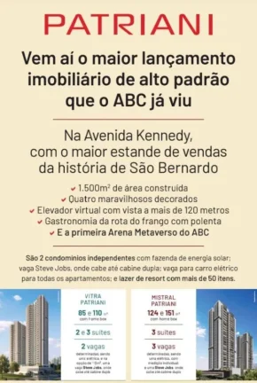 Imagem Apartamento para Venda em São Bernardo do Campo / SP no bairro Jardim do Mar