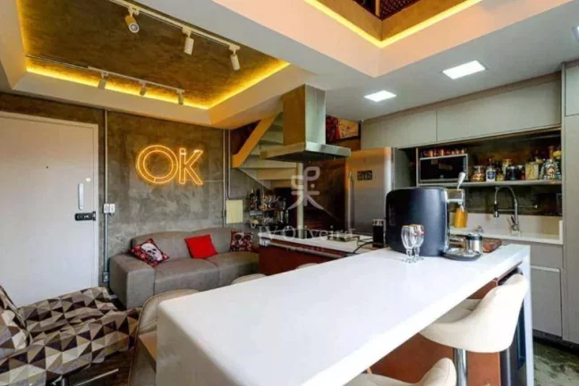 Imagem Apartamento Duplex com 1 dormitório à venda, 50 m²- Vila Andrade - São Paulo/SP