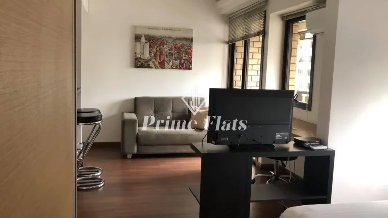 Imagem Flat disponível para venda no QI Intelligence Flat em Moema, com 37m², 1 dormitório e 1 vaga