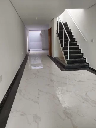 Imagem Sobrado Vila Granada - Imóvel novo - 120 m² - 3 Suítes - 1 Sacada - Lavabo - Quintal com churrasqueira - 2 Vagas - Aceita Financiamento