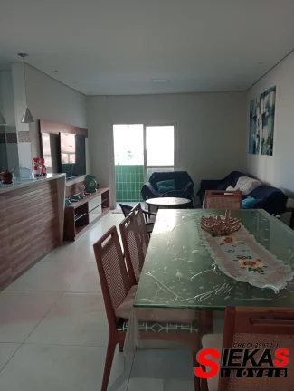 Imagem Venda de Apartamento de 2 Quartos com Vaga de Garagem em Praia Grande-SP no Bairro Caiçara - 90m² de Área